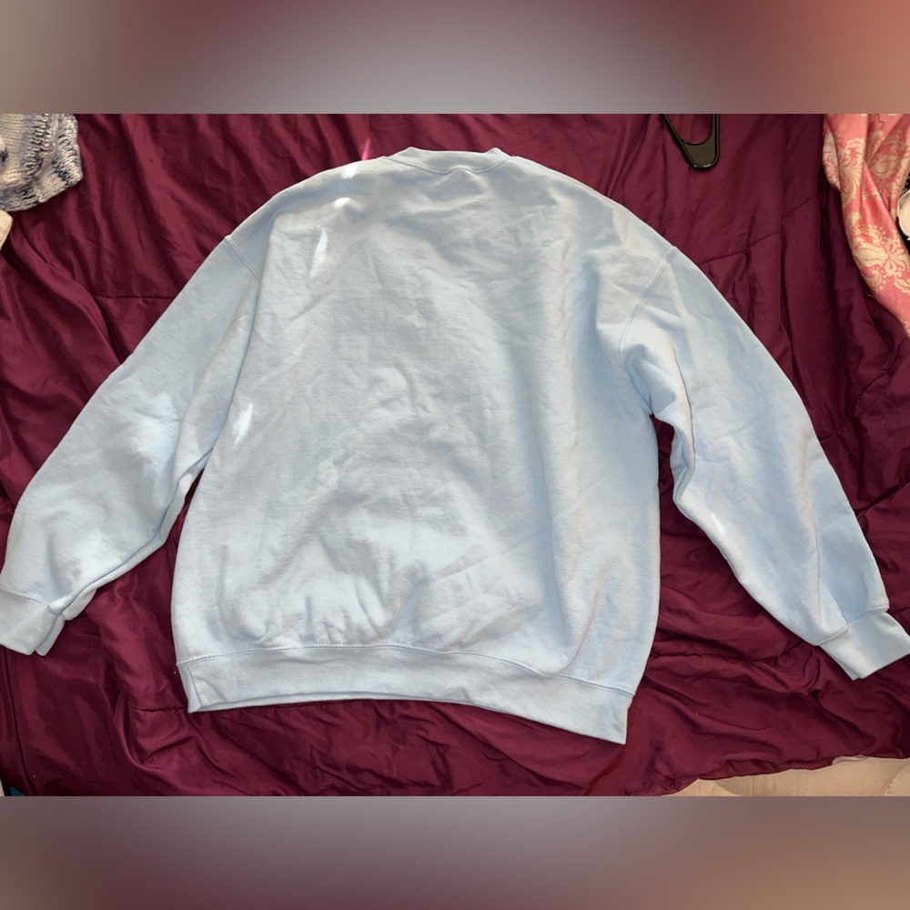 Light Blue Murder Goose/Duck Peace Was Never An Option Embroidered Sweatshirt Xl View 3